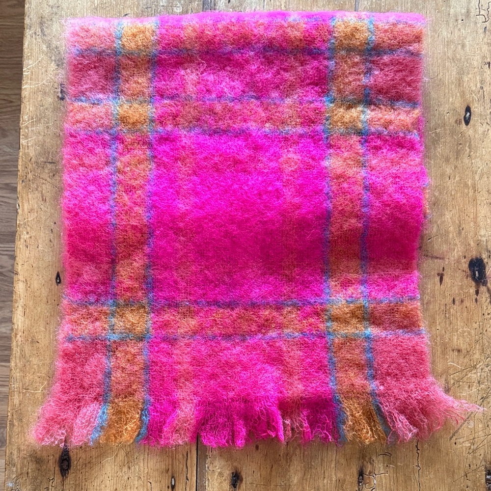 Mohair scarf made in Scotland